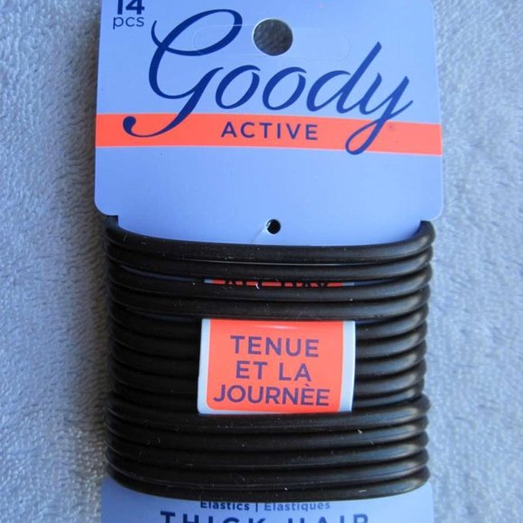 14 Goody Slide Proof Bold All Day Hold Stay Secure Elastic Ponytailer Hair Bands - Picture 14 of 16